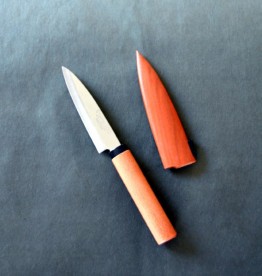 江戸菊水　桜鞘入フルーツナイフ　剣型　90mm