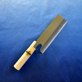 玉日本 鍛造麺切庖丁 両刃 磨 210mm