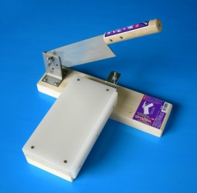 ステン餅切り機（小） A－214 刃渡150mm（使用可能は120mm）