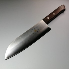 江戸菊水 ステン鋼 別上 三徳型 160mm ローズ柄